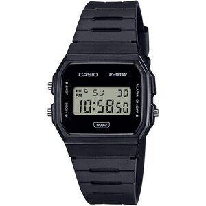 🆕Casio Men's Black F-91WB Series Environmentally Friendly Resin Digital Watch